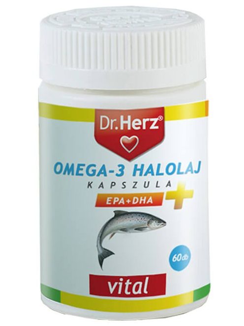 Dr. Herz Omega-3 Halolaj Lágyzselatin Kapszula 60 db