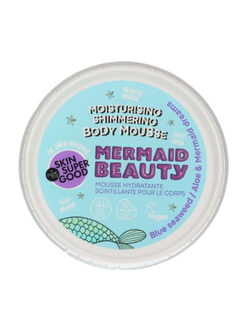 Planeta Organica Skin Super Good Hidratáló csillogó testápoló mousse "Mermaid Beauty" 250ml