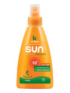   Dr. Kelen Sunsave F50+ Napspray NaturA 150 ml -- készlet erejéig, a termék lejárati ideje: 2026 májusa