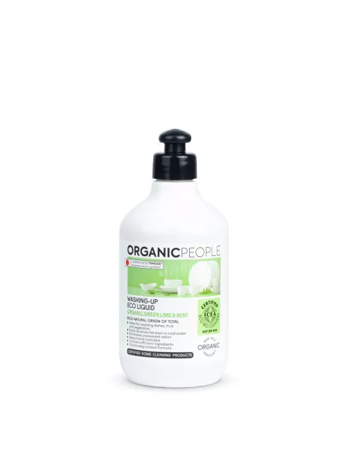 Organic People Öko Mosogatószer bio borsmentával és lime-mal 350 ml