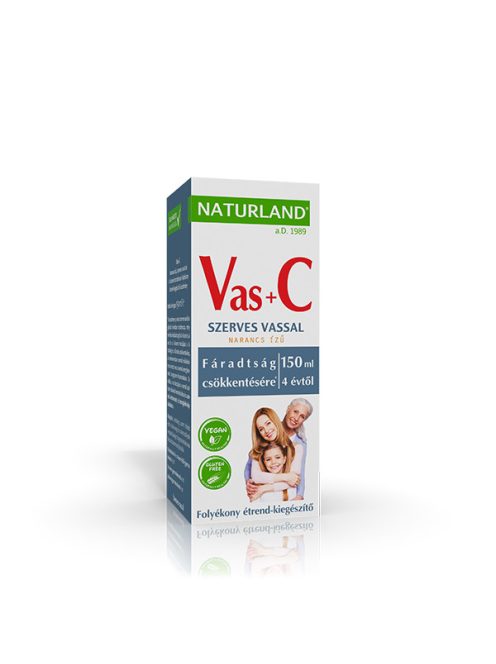 Naturland Vas+ C-Vitamin Szirup 150 ml