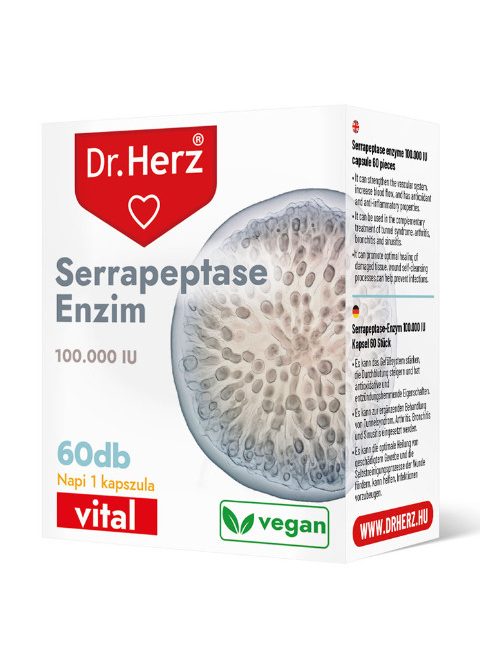 Dr.Herz Serrapeptase Enzim Kapszula 60 db