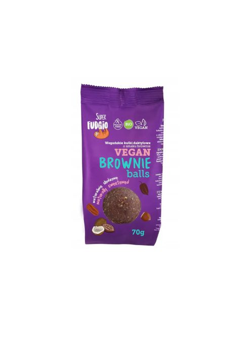 Fudgio Brownie golyók Bio 70g 