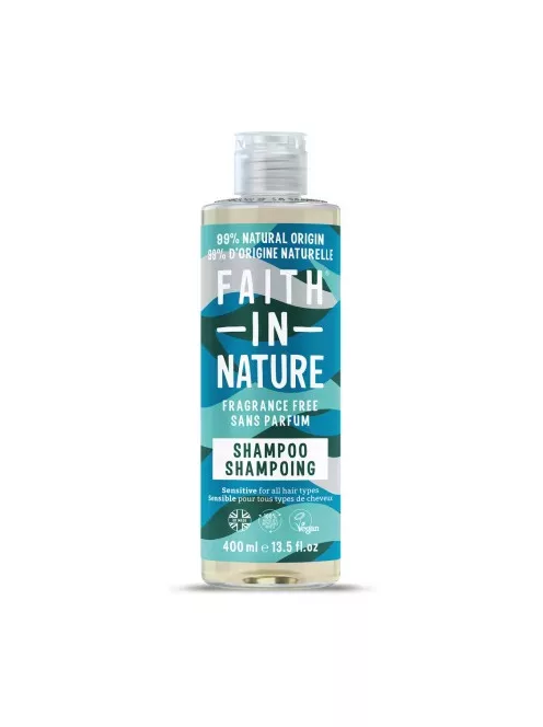 Faith In Nature Sampon, Fragrance Free - Illatmentes Sampon 400ml