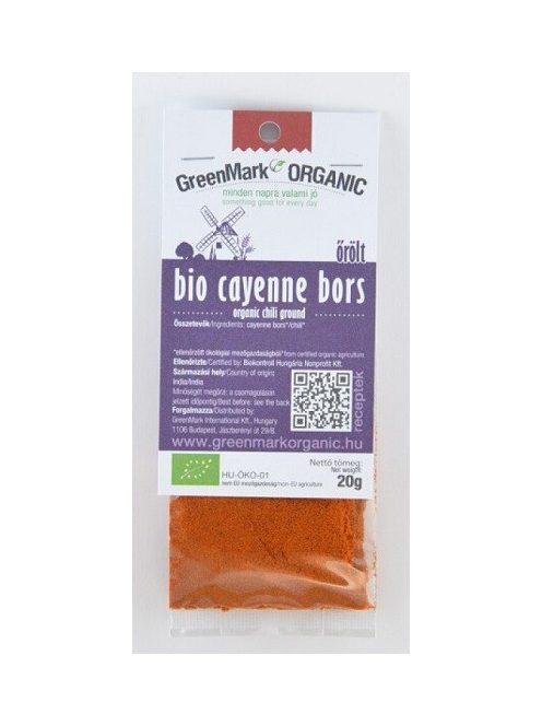 Greenmark Bio Cayenne Bors Őrölt 20 g