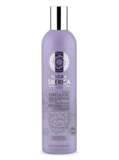   Natura Siberica Virágvízalapú regeneráló és védő Bio sampon igénybevett hajra 400 ml