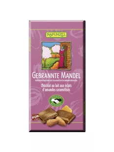   Rapunzel Bio Tejcsokoládé mézes mandulás grillázzsal 100g