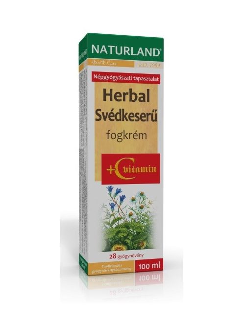 Naturland Svédkeserű Fogkrém+ C-Vitamin 100 ml