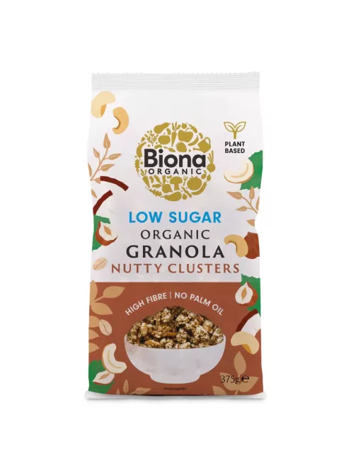 Biona BIO Mogyorós granola, alacsony cukortartalommal 375g