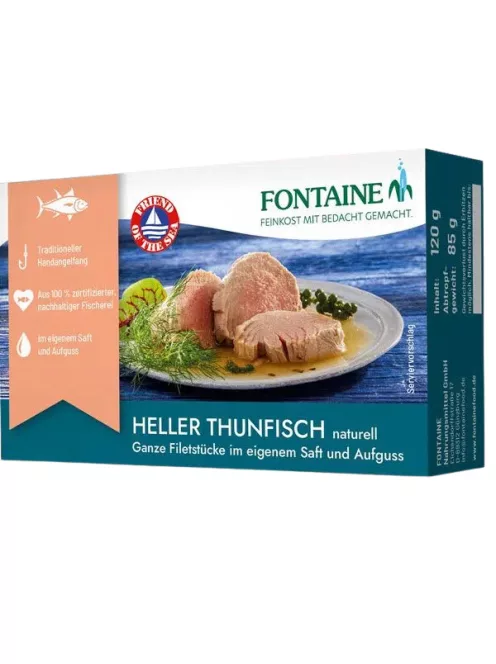 Fontaine Sárgaúszójú tonhal sós vízben 120g