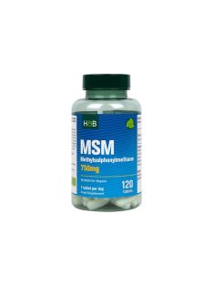 H&B MSM tabletta 750 mg 120 db 