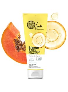   Natura Siberica Lab Biome Ragyogásfokozó gél-hab arctisztító C-vitamin + Papain 140ml