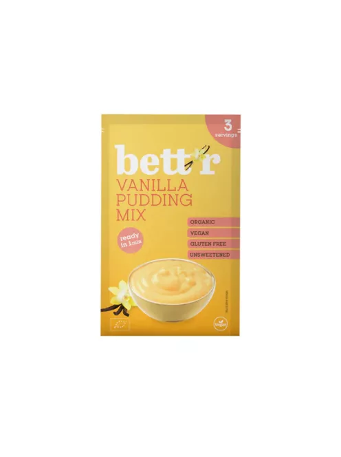 Bett'r Bio Pudingpor Vaníliás 30 g 