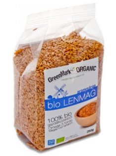 GreenMark Bio gabona, Lenmag Aranysárga 250 g