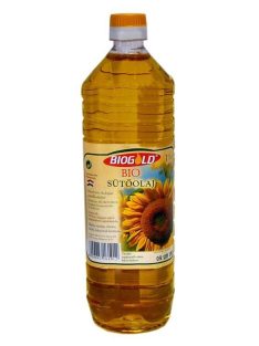 Biogold Bio sütőolaj, napraforgó sütőolaj 1 liter