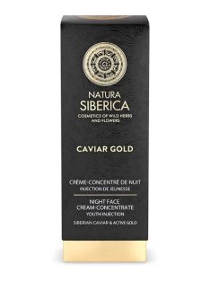   Natura Siberica Caviar Gold Éjszakai arckrém-koncentrátum - Érett bőrre 30 ml