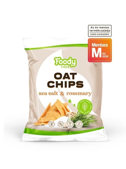 Foody Free Zab Chips Tengeri Só+rozmaring Gluténmentes 50 g