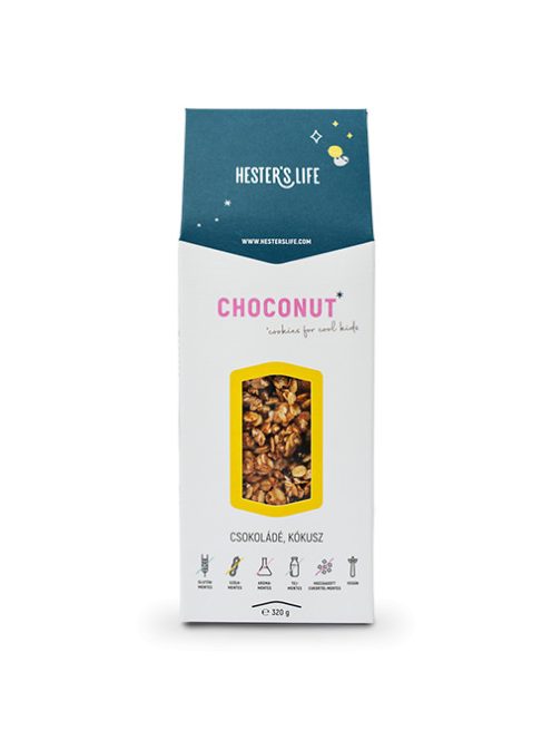 Hesters Granola Choconut  - Gluténmentes, Hozzáadott cukor mentes 320 g