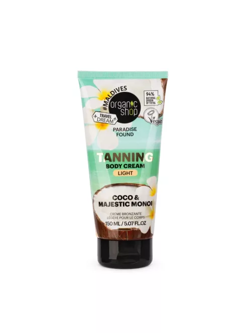 Organic Shop Barnító krém kókusszal és monoival - világos 150ml