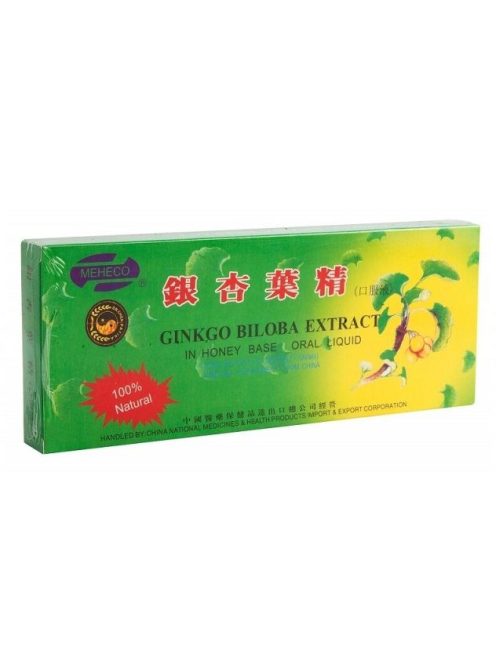 Dr. Chen Ginkgo Biloba ivóampulla, (Ginkgo biloba extract) 10x10 ml