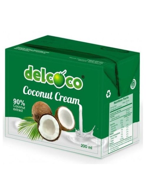 Del coco Kókusztejszín 200 ml