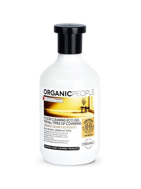 Organic People Öko Padlótisztító gél minden felületre bio cédrussal és rozmaringgal 500 ml