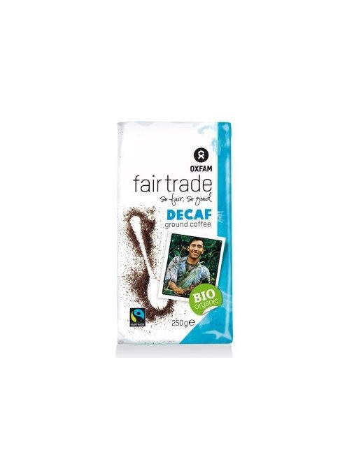 Oxfam Bio Fair Trade Koffeinmentes Darált Kávé 250 g