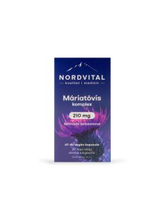 Nordvital Máriatövis komplex 210 mg 60 db kapszula 