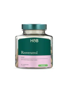 H&B Resveratrol+Vörösbor kivonat kapszula 60 db 