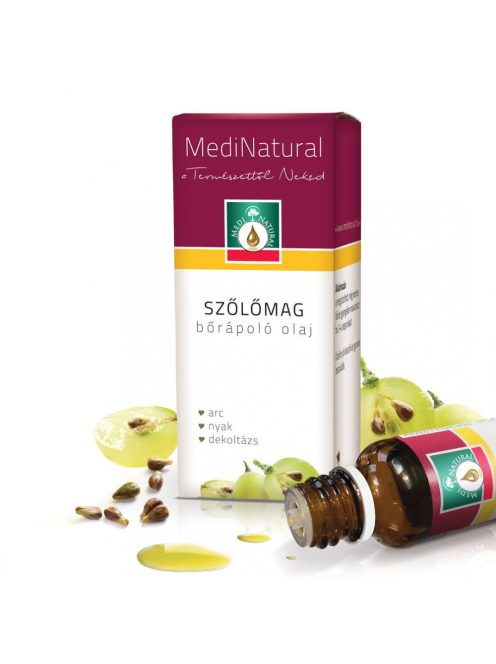 Medinatural Bőrápoló Olaj Szőlőmag 20 ml