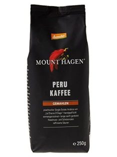   Mount Hagen Bio-Demeter Kávé, őrölt, pörkölt, 100% Peru, Demeter 250 g 