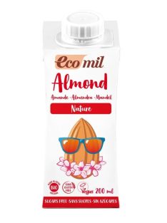   EcoMil Bio mandulaital hozzáadott édesitő nélkül 200 ml 