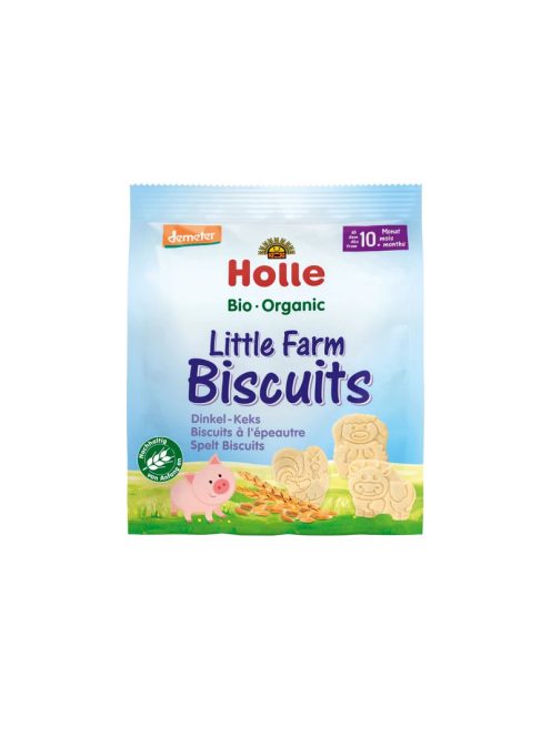 Holle Bio Kis farm tönkölybúza babakeksz 100g 