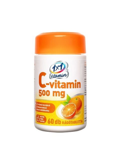 1x1 Vitaday C-Vitamin 500 mg Rágótabletta 60 db