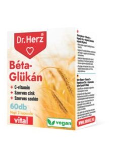   Dr. Herz béta-glükán+szerves cink, szelén+c-vitamin vegán kapszula 60 db