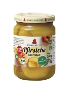 Zwergenwiese BIO Őszibarack befőtt 340g