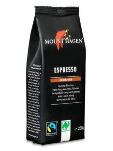 Mount Hagen Bio Espresso kávé, őrölt - Fairtrade 250g 