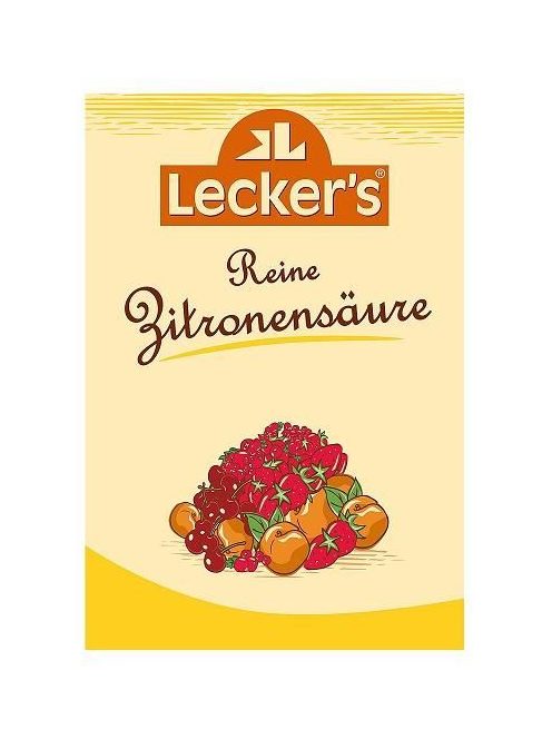 Lecker's Bio természetes citromsav 2x10 g