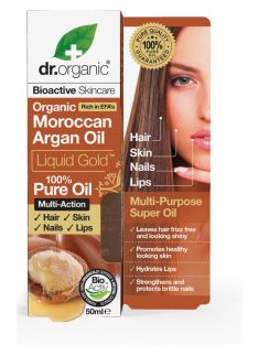   Dr. Organic Bio Argán olaj, 100% marokkói argán olaj 50 ml