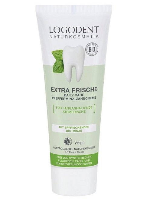 Logodent Logodent Extra Fresh Daily care fogkrém bio borsmentával 75 ml