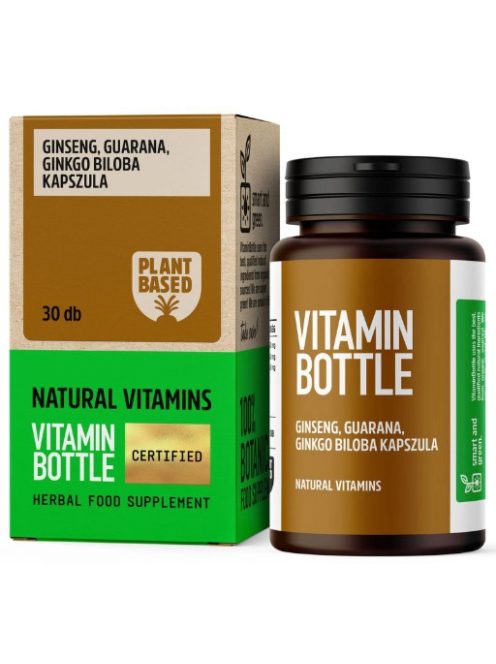 Vitamin Bottle ginseng-guarana-ginkgo kapszula 30 db