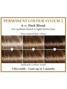 Hairwonder by HennaPlus női tartós hajfesték, szőkés árnyalat, sötétszőke (6) (Long Lasting Colour, Dark Blond)