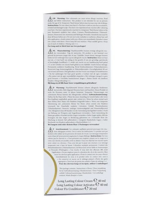 Hairwonder by HennaPlus női tartós hajfesték, szőkés árnyalat, sötétszőke (6) (Long Lasting Colour, Dark Blond)