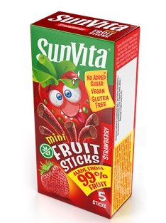 Sunvita Gyümölcsszelet Mini Eper 5*10g 50 g