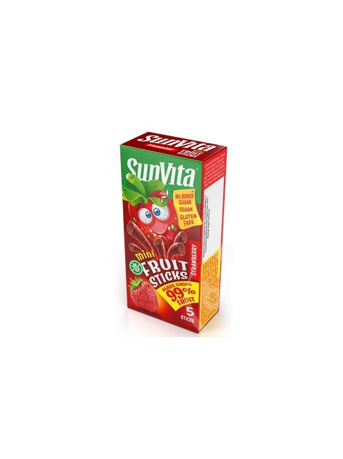 Sunvita Gyümölcsszelet Mini Eper 5*10g 50 g