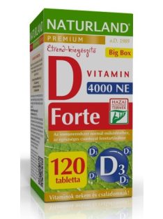 Naturland Prémium D-Vitamin Forte Tabletta 120 db