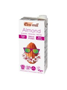 EcoMil Bio Mandulaital proteinnel édesítő nélkül 1l