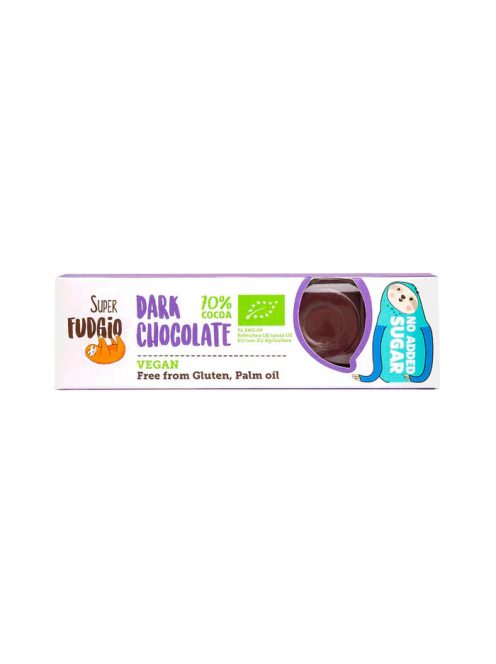 Fudgio Étcsokoládé cukormentes Bio 40g 