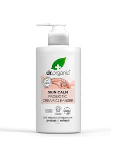Dr. Organic Skin Calm ProBiotikus krémes arclemosó 150ml