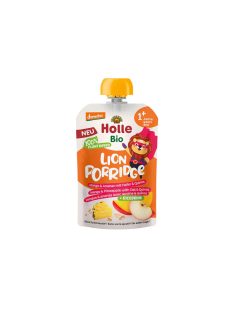 Holle Bio Lion gyümölcspürés zabkása 1 év+ 110g 